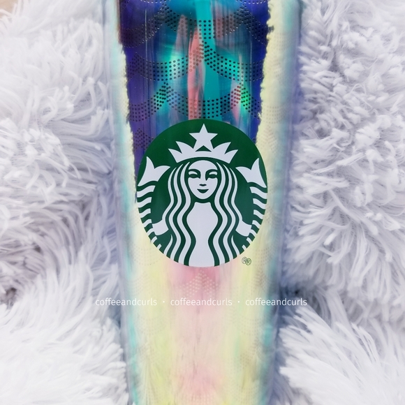 Starbucks Iridescent Geometric Scale Cold Cup NWT - Picture 7 of 12